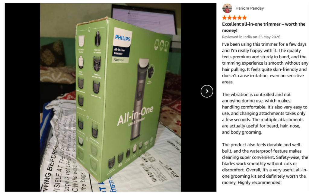 philips men's trimmer